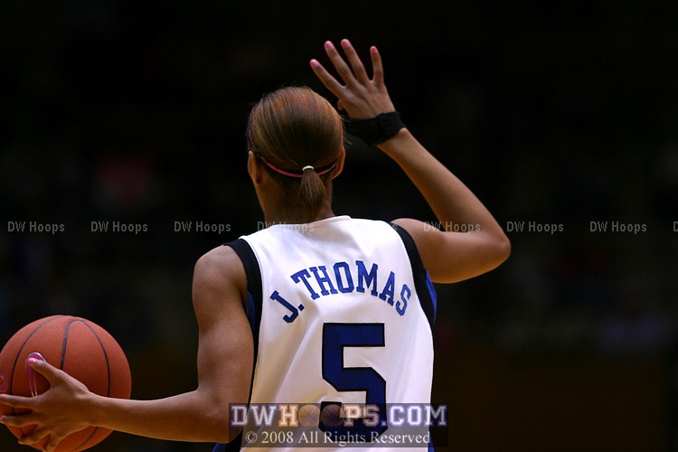 Jasmine Thomas running the offense