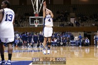Abby Waner warmed up in a knee brace, but removed it for the game - Pregame - 