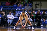 A pre-tipoff stretch for Abby - Pregame - 