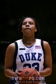 Sequence: Wanisha Smith drives to the goal, is fouled by Monica Wright, and ties the game with two free throws - 4-4 - 18:04 1st