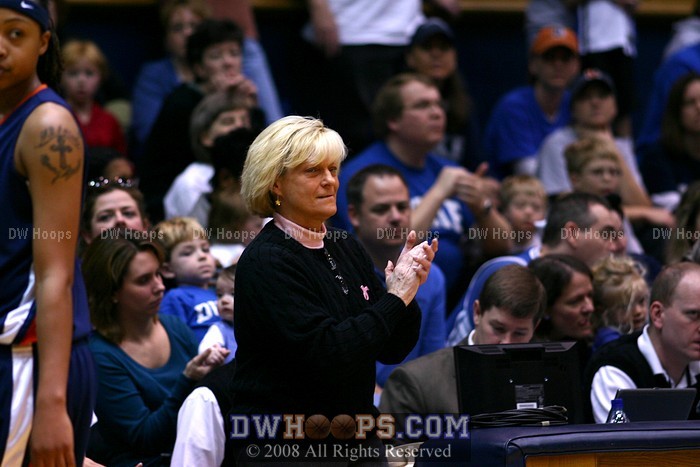 Anticipation in the eyes of Debbie Ryan, who  had lost eight in a row at Cameron after winning seven consecutive.