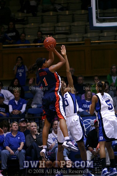 Sequence: Lyndra Littles misses, but Aisha Mohammed gets the board and the second-chance basket