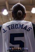 Jasmine Thomas inbounds in front of my spot -  - 