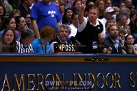 Perhaps thanks to Duke BME our PA announcer's tongue points the same way as the possession arrow. - 12-12 - 12:38 1st