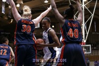 Sequence: Chante Black works for the 3 point play, then got a chest bump from Nish - 20-15 - 11:21 1st