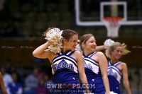 Duke cheerleaders during the media time out -  - 