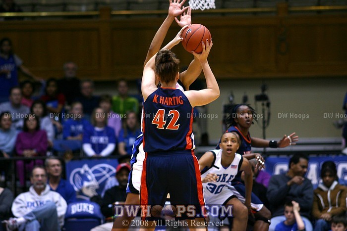 Former ThunderRidge star Kelly Hartig saw about 6 minutes of playing time off the bench