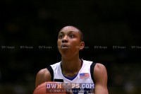 Carrem Gay on the line, making one of two to double Duke's lead - 27-25 - 4:55 1st
