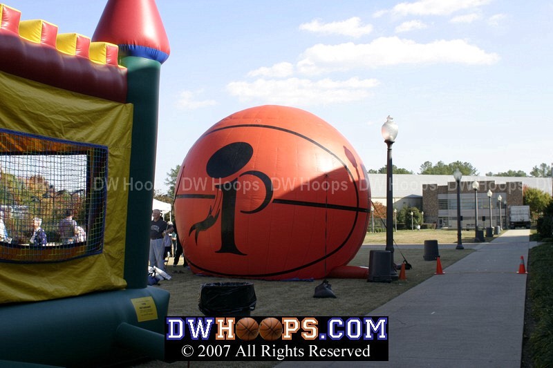 Pregame carnival outside Cameron