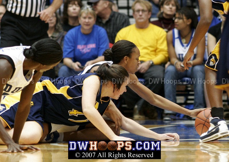 Another dive for a loose ball