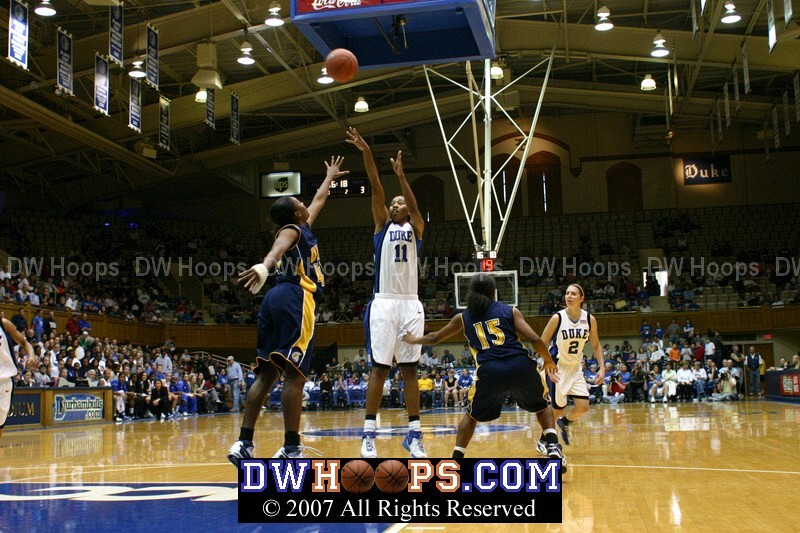 A Chante Black jumper ended a three minute Duke scoring drought