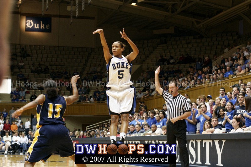 This 3 from Jasmine did not fall as UNC-G was hanging around.