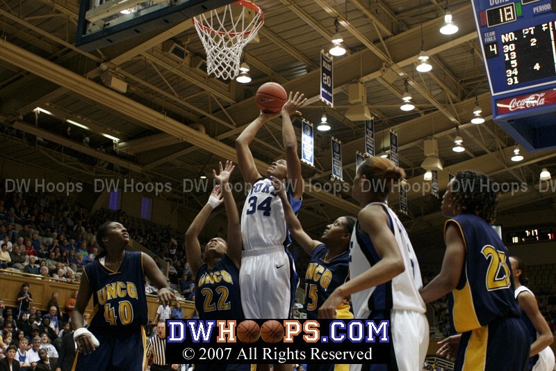 ...but Krystal Thomas is there for the stickback