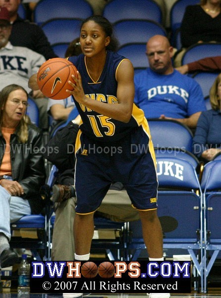 Monique Floyd was the only Spartan to register more than one field goal - she had two and led their scorers with 7 points.