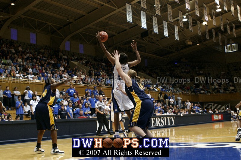Chante Black tries to control a pass