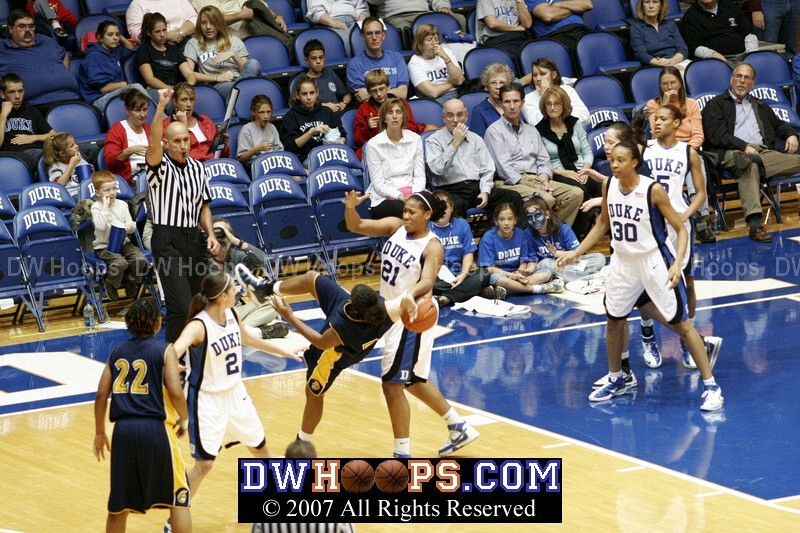 Joy Cheek scores the takedown
