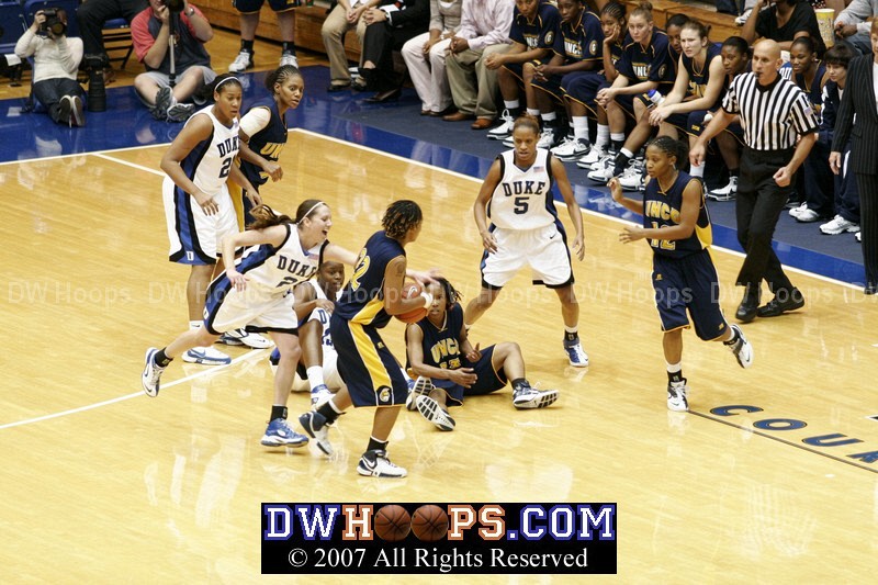 Emily Waner goes for the steal