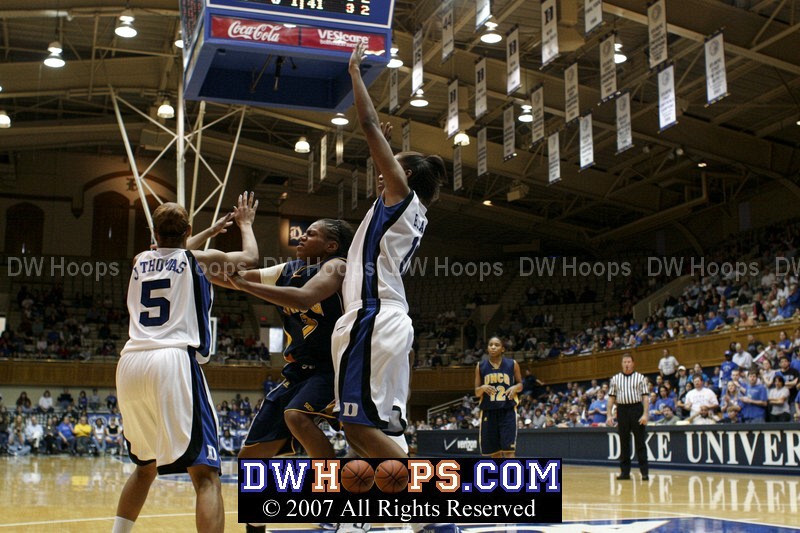 It seemed like every Spartan move was contested, including this pass by Jasmine Dixon