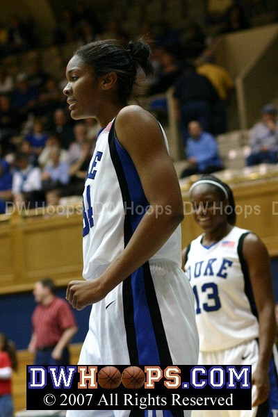 Krystal Thomas finished with a 20-10 double-double