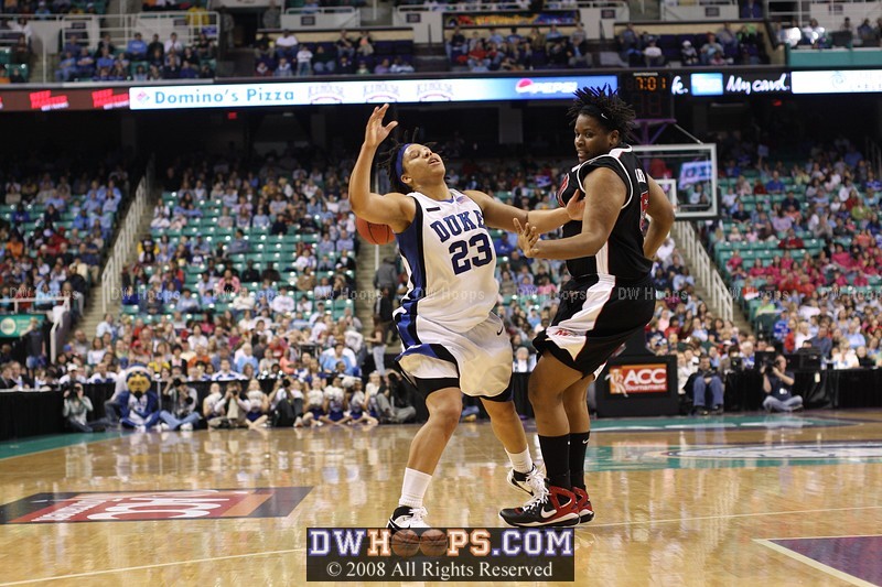 Jade Perry turns over Wanisha Smith