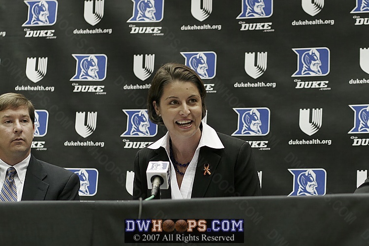 Coach McCallie introduces her team and her family