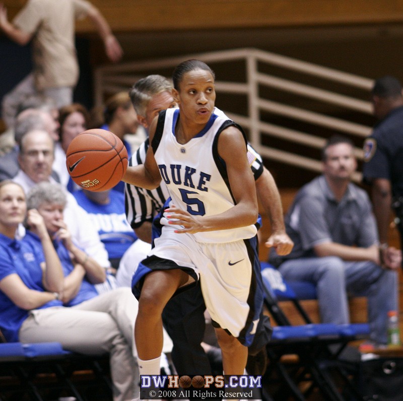 Jasmine Thomas with a steal for White