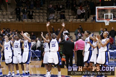 Bridgette Mitchell broke the line and led the team to the locker room