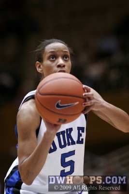 Thomas had been 14-24 from the line this season before her truly clutch 6-7 performance tonight