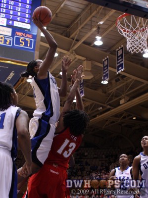 Duke missed five layups on this trip, this was the fifth -  - D11.O13;2, 58-57, 6:08