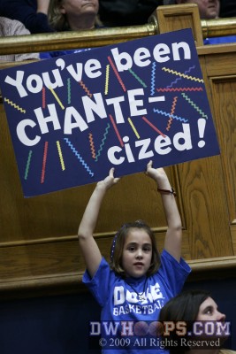 "You've been CHANTE-cized!"  Not quite "you got Branded" but still cute.