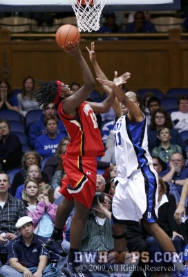 Chante Black fouls Kizer who missed the shot and made one of the two freebies -  - O12.D11;2, 2:20, 62-60
