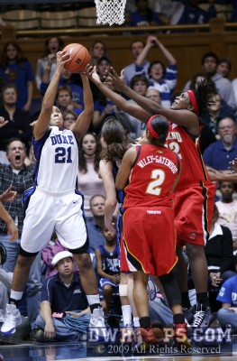 Joy Cheek cleanly boarded Toliver's miss -  - D21;2, 0:13, 64-62