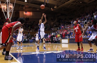 Jaz made both free throws putting Duke up by four