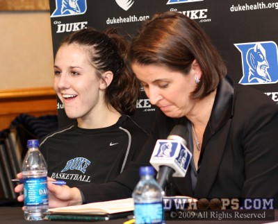 Abby Waner returned to form against the Terps and in the media room.  Despite the second half offensive woes it really was a good night in Cameron.