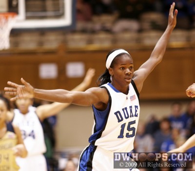 Bridgette Mitchell's reach makes it tough for opponents to pass