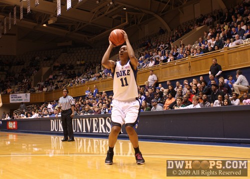 Chante Black could not be more wide open, and she proved the mistake by swishing a jumper