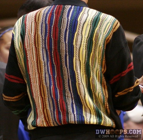 Al Brown's sweater foreshadows the picture on your analog set after the digital transition is complete