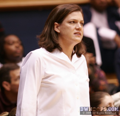 Virginia Tech's Beth Dunkenburger during Duke's gamebreaking 16-0 run