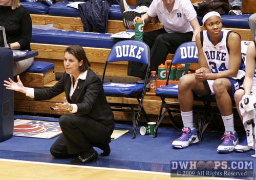 Coach McCallie looks for a different press than the Blue Devils are enacting