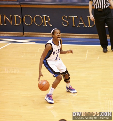 Chelsea Hopkins developing into the floor leader Duke needs