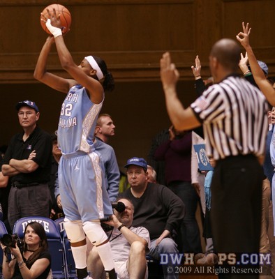 UNC bench hopes are answered as Rashanda McCants drains a corner three