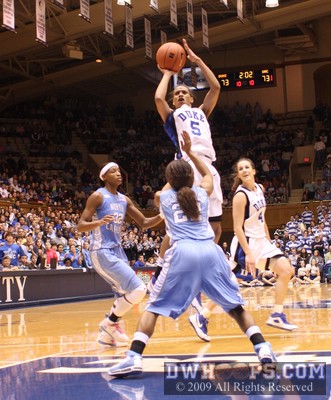 After a Duke stop, Jasmine Thomas hits again