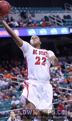 Bonae Holston takes it to the rack -  - 
