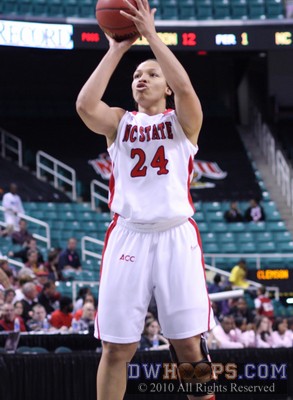 Lucy Ellison toughed it out again, five boards and four points -  - 