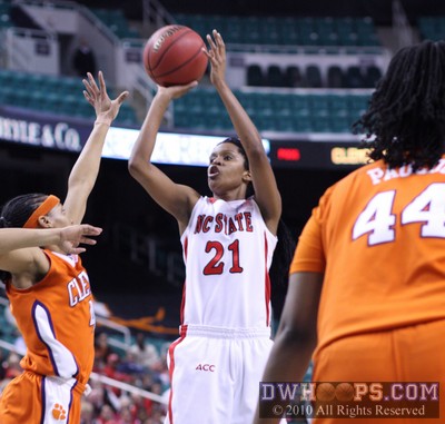 Brittany Strachan came off the bench to score six points -  - 