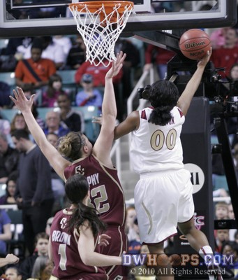 Chastiy Clayton fends off Stefanie Murphy to score -  - 