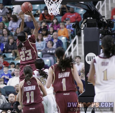 Jasmine Gill's scoring outburst was a key to BC's victory, part of a 7-0 run after FSU had tied it -  - 