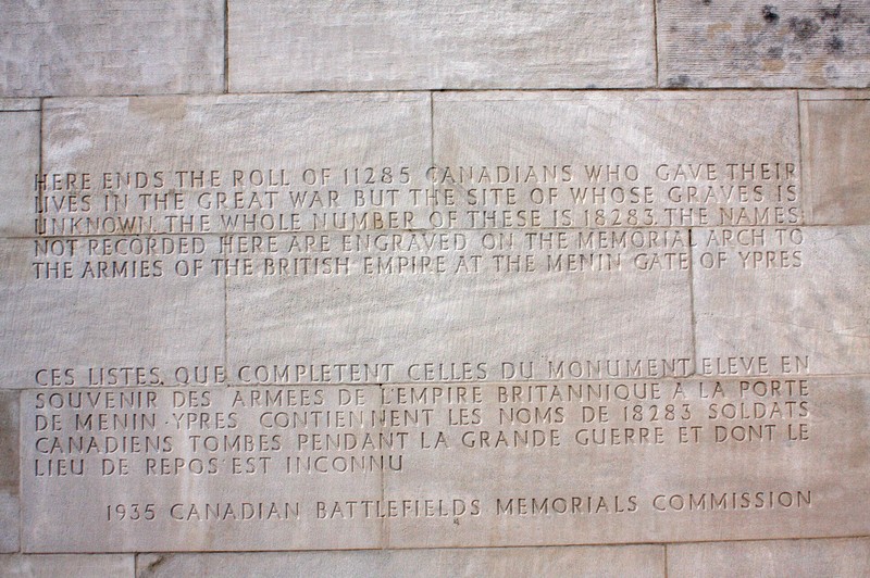 Vimy Ridge Canadian Memorial